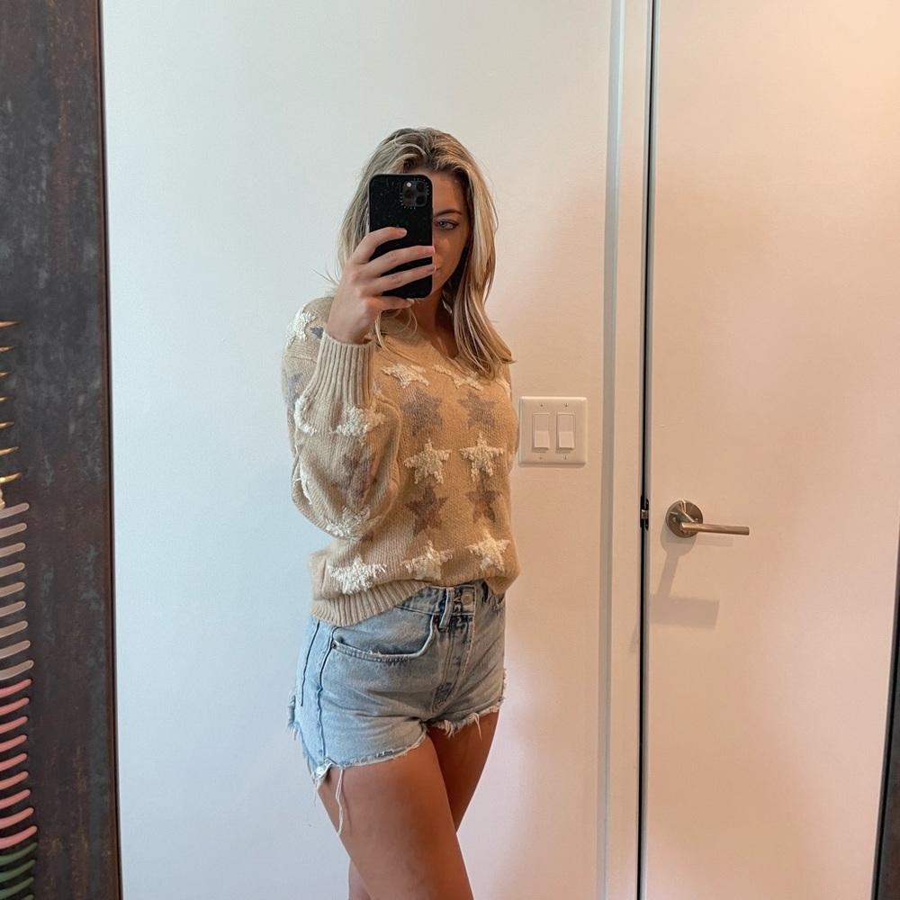 Star patterned sweater